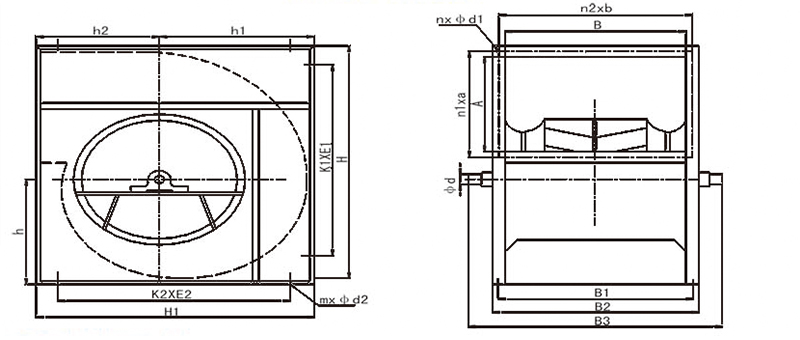 4-82系列离心通风机 4-82系列离心通风机